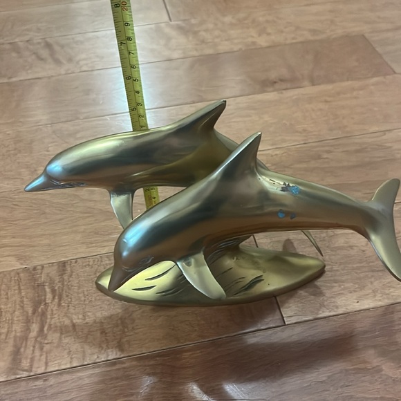 MCM brass dolphins - Picture 4 of 5
